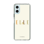 スリムプロテクションケース［ ELLE×ポムポムプリン - ロゴ - ベージュ ］