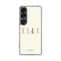 スリムプロテクションケース［ ELLE×ポムポムプリン - ロゴ - ベージュ ］