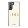 スリムプロテクションケース［ ELLE×ポムポムプリン - ロゴ - ベージュ ］