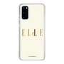 スリムプロテクションケース［ ELLE×ポムポムプリン - ロゴ - ベージュ ］