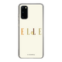 スリムプロテクションケース［ ELLE×ポムポムプリン - ロゴ - ベージュ ］