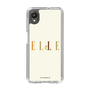 スリムプロテクションケース［ ELLE×ポムポムプリン - ロゴ - ベージュ ］