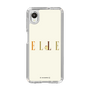 スリムプロテクションケース［ ELLE×ポムポムプリン - ロゴ - ベージュ ］