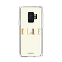 スリムプロテクションケース［ ELLE×ポムポムプリン - ロゴ - ベージュ ］