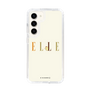 スリムプロテクションケース［ ELLE×ポムポムプリン - ロゴ - ベージュ ］