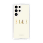 スリムプロテクションケース［ ELLE×ポムポムプリン - ロゴ - ベージュ ］