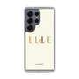 スリムプロテクションケース［ ELLE×ポムポムプリン - ロゴ - ベージュ ］
