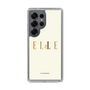 スリムプロテクションケース［ ELLE×ポムポムプリン - ロゴ - ベージュ ］