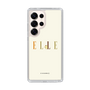 スリムプロテクションケース［ ELLE×ポムポムプリン - ロゴ - ベージュ ］