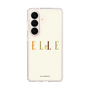 スリムプロテクションケース［ ELLE×ポムポムプリン - ロゴ - ベージュ ］