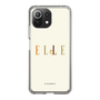 スリムプロテクションケース［ ELLE×ポムポムプリン - ロゴ - ベージュ ］