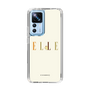 スリムプロテクションケース［ ELLE×ポムポムプリン - ロゴ - ベージュ ］