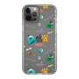 スリムプロテクションケース［ ポンコツクエスト - 梅雨 - 総柄 - クリア ］