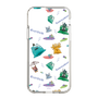 スリムプロテクションケース［ ポンコツクエスト - 梅雨 - 総柄 - クリア ］