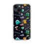 スリムプロテクションケース［ ポンコツクエスト - 梅雨 - 総柄 - クリア ］