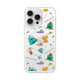 スリムプロテクションケース［ ポンコツクエスト - 梅雨 - 総柄 - クリア ］