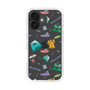 スリムプロテクションケース［ ポンコツクエスト - 梅雨 - 総柄 - クリア ］