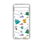 スリムプロテクションケース［ ポンコツクエスト - 梅雨 - 総柄 - クリア ］