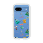 スリムプロテクションケース［ ポンコツクエスト - 梅雨 - 総柄 - クリア ］