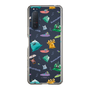 スリムプロテクションケース［ ポンコツクエスト - 梅雨 - 総柄 - クリア ］