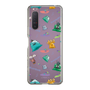 スリムプロテクションケース［ ポンコツクエスト - 梅雨 - 総柄 - クリア ］
