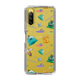 スリムプロテクションケース［ ポンコツクエスト - 梅雨 - 総柄 - クリア ］