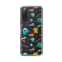 スリムプロテクションケース［ ポンコツクエスト - 梅雨 - 総柄 - クリア ］