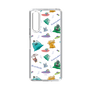 スリムプロテクションケース［ ポンコツクエスト - 梅雨 - 総柄 - クリア ］
