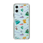 スリムプロテクションケース［ ポンコツクエスト - 梅雨 - 総柄 - クリア ］