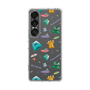 スリムプロテクションケース［ ポンコツクエスト - 梅雨 - 総柄 - クリア ］