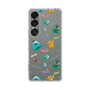 スリムプロテクションケース［ ポンコツクエスト - 梅雨 - 総柄 - クリア ］