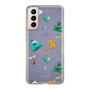 スリムプロテクションケース［ ポンコツクエスト - 梅雨 - 総柄 - クリア ］