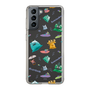 スリムプロテクションケース［ ポンコツクエスト - 梅雨 - 総柄 - クリア ］