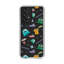 スリムプロテクションケース［ ポンコツクエスト - 梅雨 - 総柄 - クリア ］