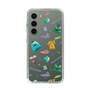 スリムプロテクションケース［ ポンコツクエスト - 梅雨 - 総柄 - クリア ］