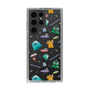スリムプロテクションケース［ ポンコツクエスト - 梅雨 - 総柄 - クリア ］