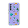 スリムプロテクションケース［ ポンコツクエスト - 梅雨 - 総柄 - クリア ］