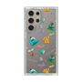 スリムプロテクションケース［ ポンコツクエスト - 梅雨 - 総柄 - クリア ］