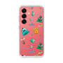 スリムプロテクションケース［ ポンコツクエスト - 梅雨 - 総柄 - クリア ］