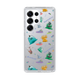 スリムプロテクションケース［ ポンコツクエスト - 梅雨 - 総柄 - クリア ］
