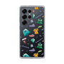 スリムプロテクションケース［ ポンコツクエスト - 梅雨 - 総柄 - クリア ］