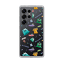 スリムプロテクションケース［ ポンコツクエスト - 梅雨 - 総柄 - クリア ］