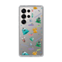 スリムプロテクションケース［ ポンコツクエスト - 梅雨 - 総柄 - クリア ］