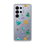 スリムプロテクションケース［ ポンコツクエスト - 梅雨 - 総柄 - クリア ］