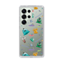 スリムプロテクションケース［ ポンコツクエスト - 梅雨 - 総柄 - クリア ］