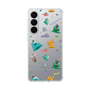 スリムプロテクションケース［ ポンコツクエスト - 梅雨 - 総柄 - クリア ］