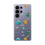 スリムプロテクションケース［ ポンコツクエスト - 梅雨 - 総柄 - クリア ］
