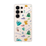 スリムプロテクションケース［ ポンコツクエスト - 梅雨 - 総柄 - クリア ］