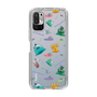 スリムプロテクションケース［ ポンコツクエスト - 梅雨 - 総柄 - クリア ］