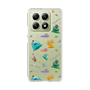 スリムプロテクションケース［ ポンコツクエスト - 梅雨 - 総柄 - クリア ］